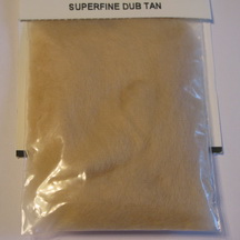 ������� Superfine dry fly dub tan